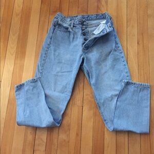 Women’s J Galt 5 Button Straight Leg Jeans Size M